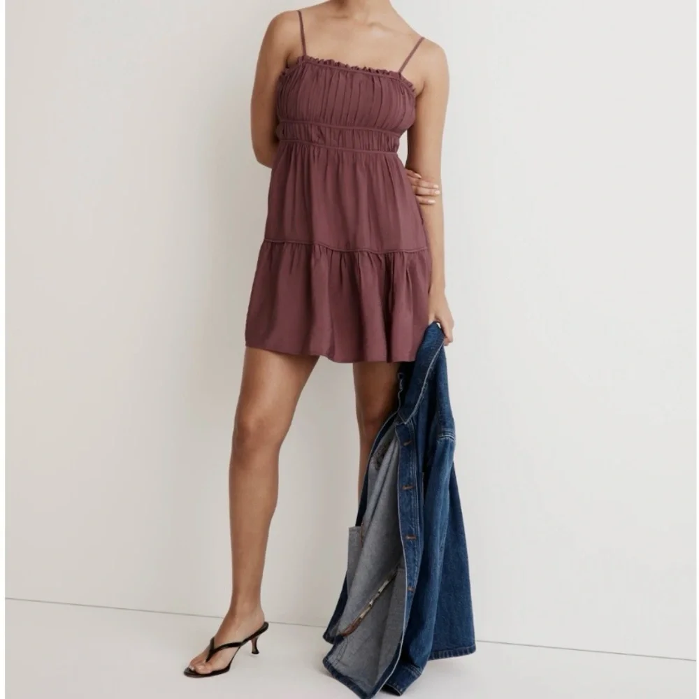Madewell Sophia Cami Tiered Mini Dress